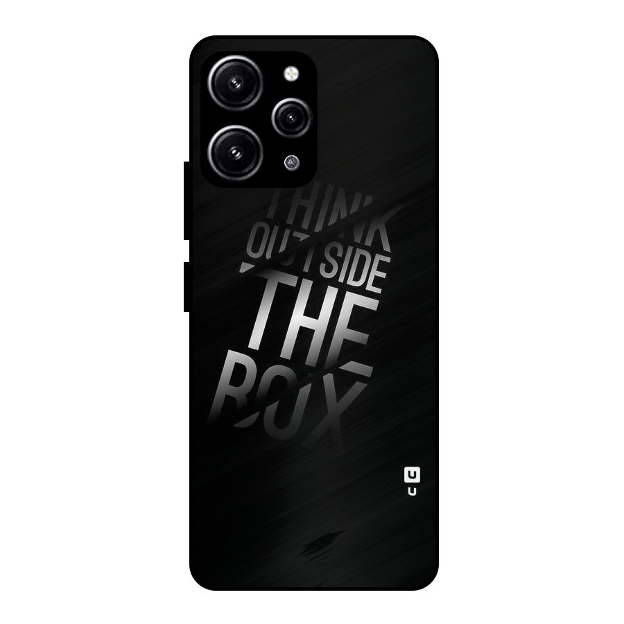 Outside The Box Thinking Glass Back Case for Redmi 12 4G