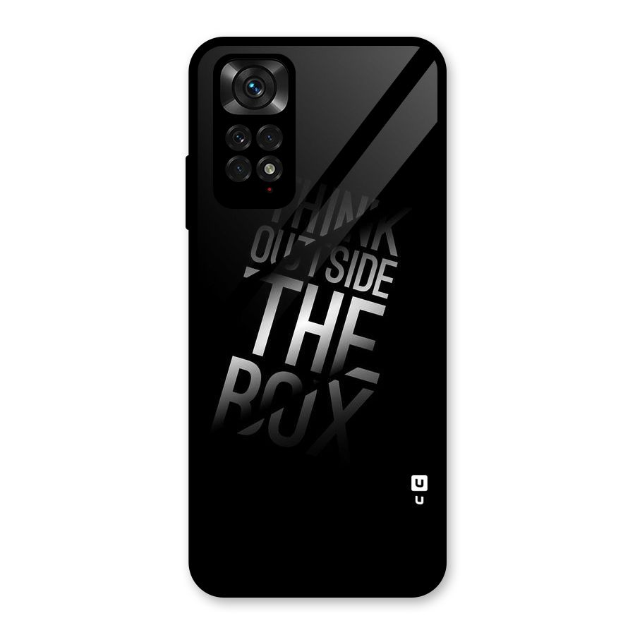 Outside The Box Thinking Glass Back Case for Redmi Note 11S