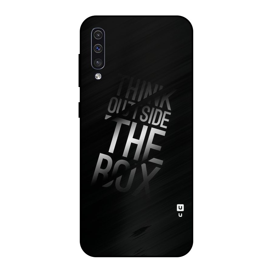 Outside The Box Thinking Metal Back Case for Galaxy A50