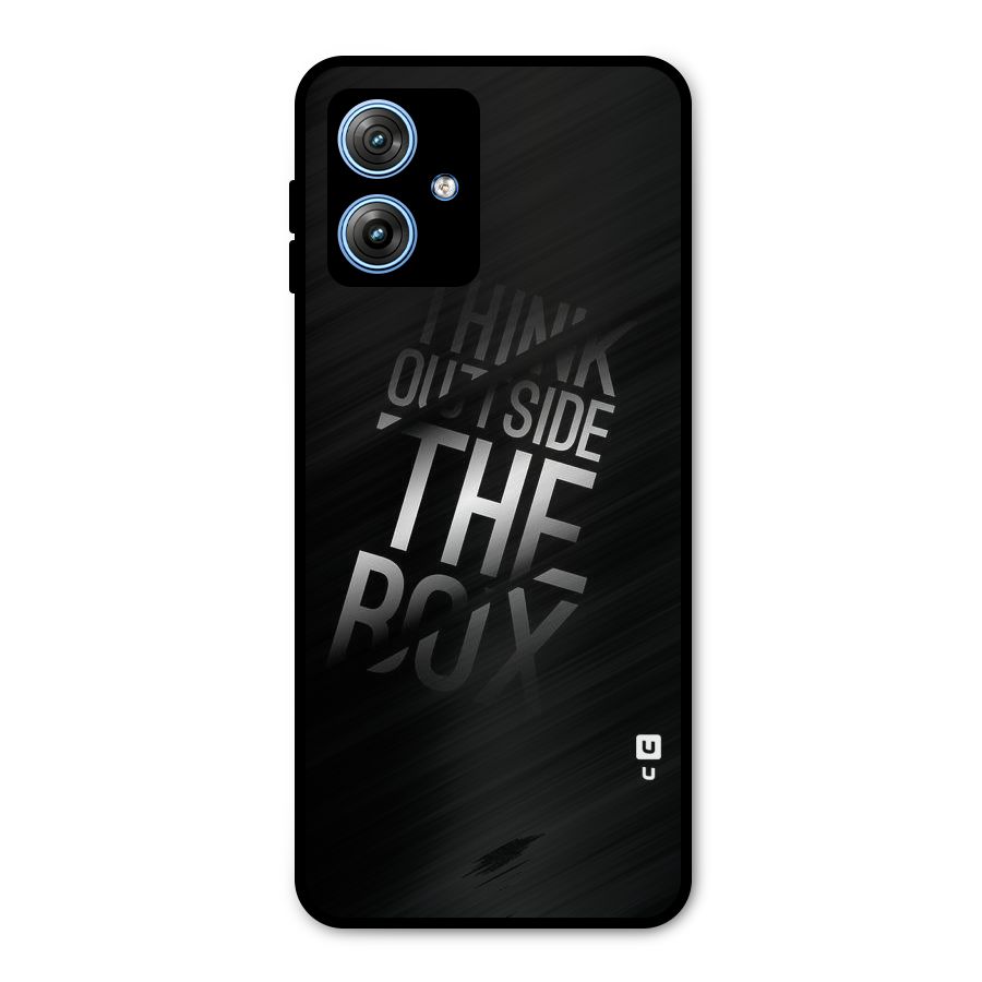 Outside The Box Thinking Metal Back Case for Moto G54