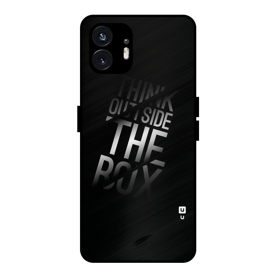 Outside The Box Thinking Metal Back Case for Nothing Phone 2