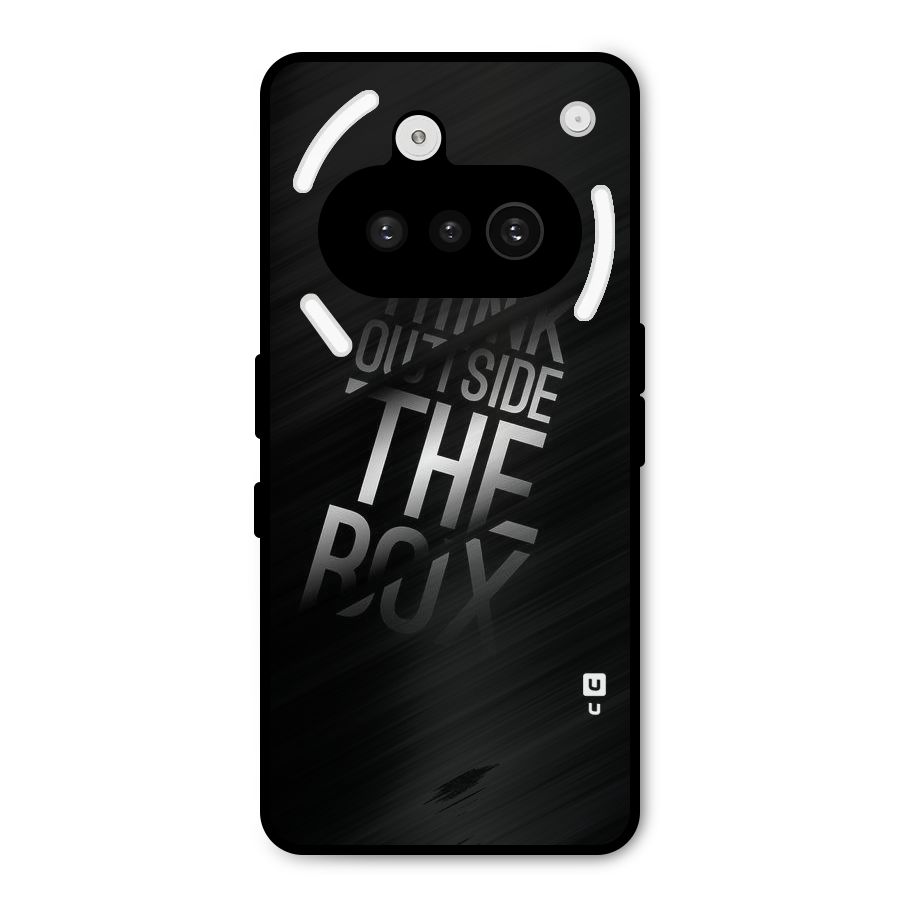 Outside The Box Thinking Metal Back Case for Nothing Phone 3a