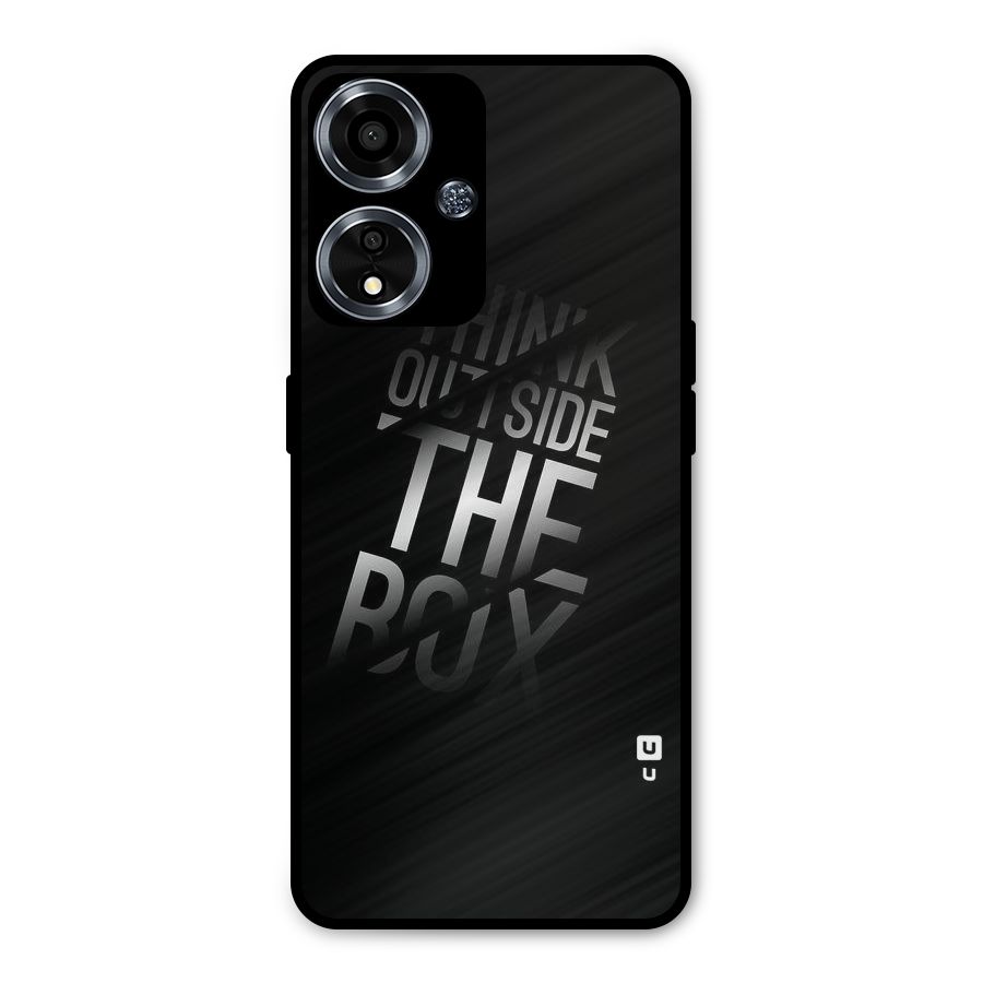 Outside The Box Thinking Metal Back Case for Oppo A59