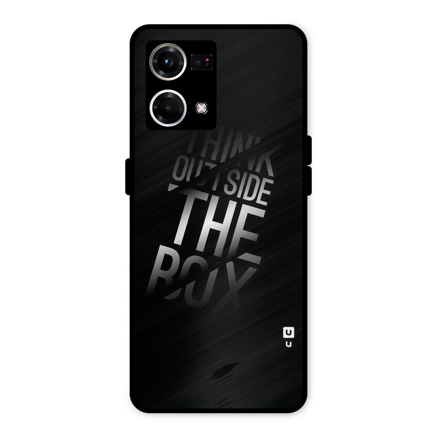 Outside The Box Thinking Metal Back Case for Oppo F21s Pro 4G
