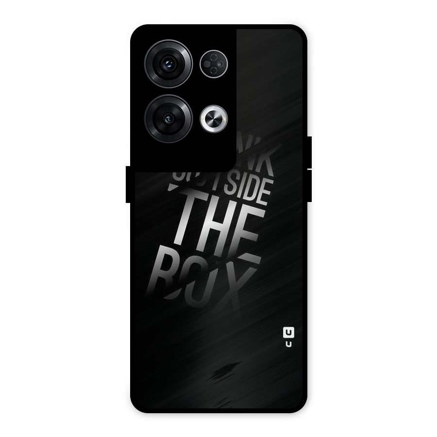 Outside The Box Thinking Metal Back Case for Oppo Reno8 Pro 5G
