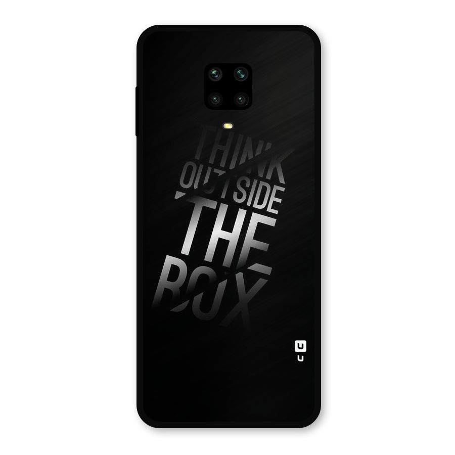 Outside The Box Thinking Metal Back Case for Poco M2 Pro