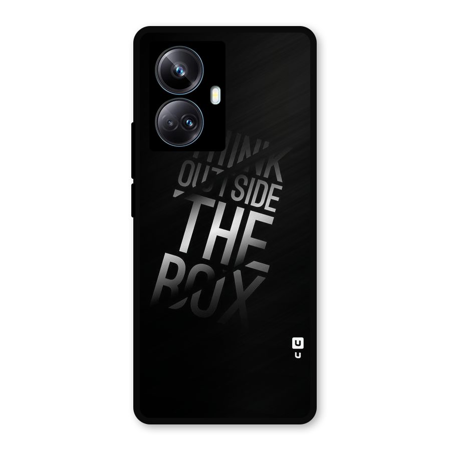 Outside The Box Thinking Metal Back Case for Realme 10 Pro Plus