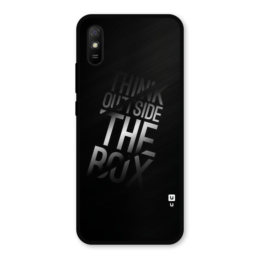 Outside The Box Thinking Metal Back Case for Redmi 9i