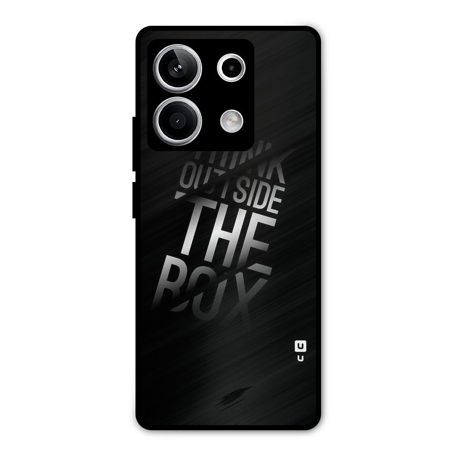 Outside The Box Thinking Metal Back Case for Redmi Note 13 5G