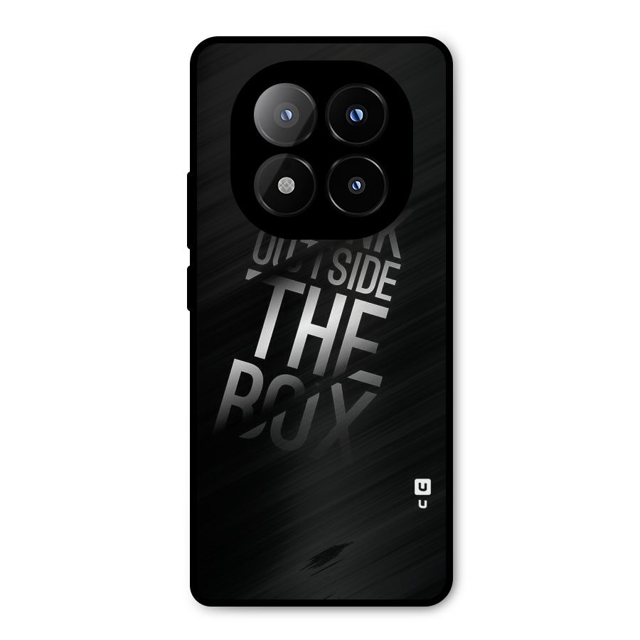 Outside The Box Thinking Metal Back Case for Redmi Note 14 Pro Plus 5G