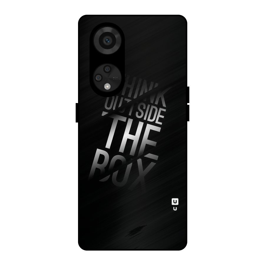 Outside The Box Thinking Metal Back Case for Reno8 T 5G