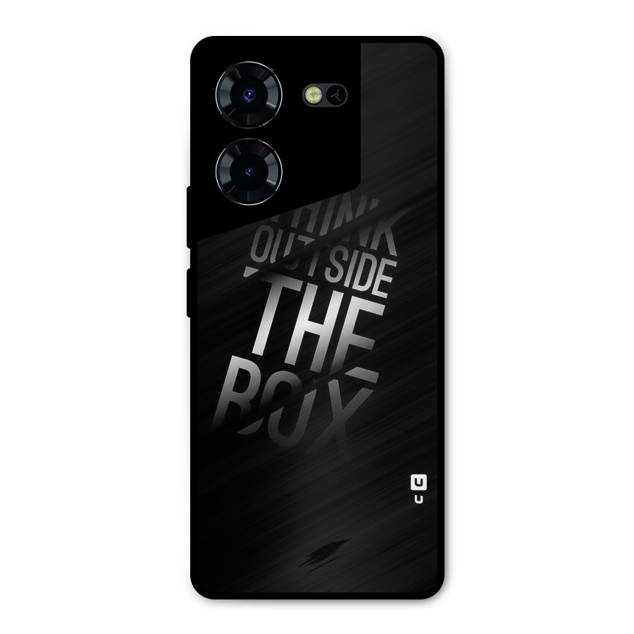 Outside The Box Thinking Metal Back Case for Tecno Pova 5 Pro 5G