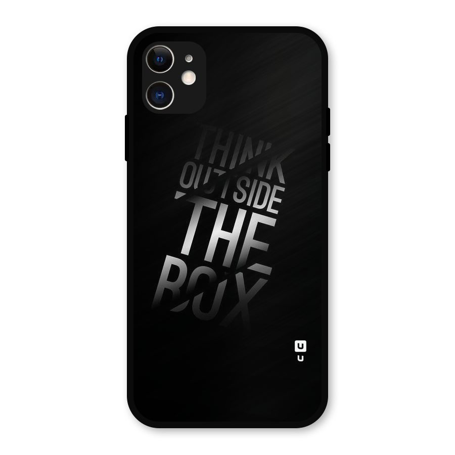 Outside The Box Thinking Metal Back Case for iPhone 11