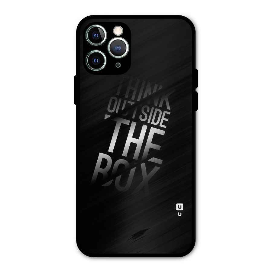 Outside The Box Thinking Metal Back Case for iPhone 11 Pro Max