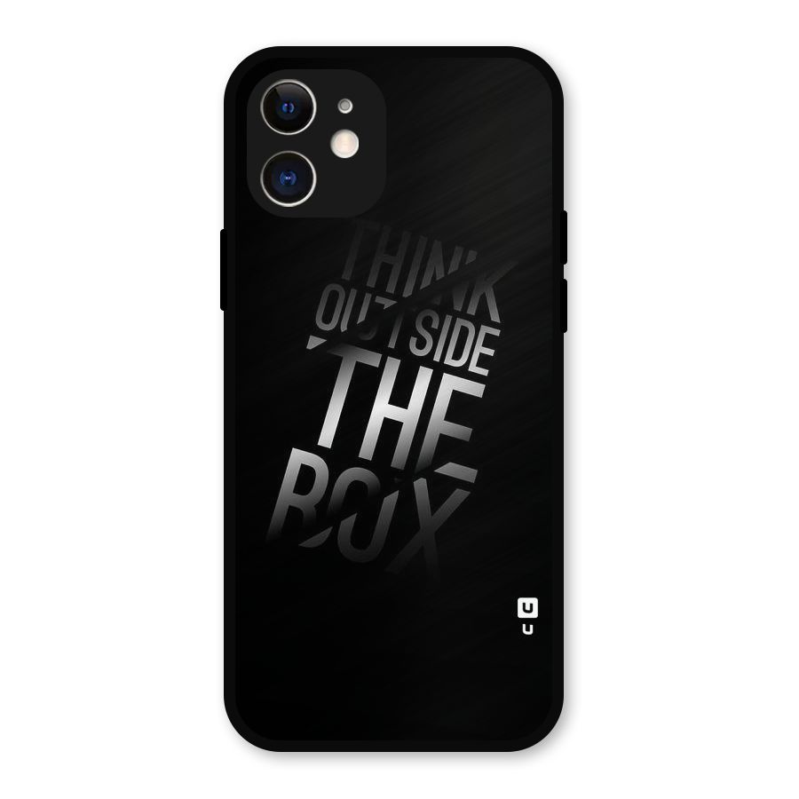 Outside The Box Thinking Metal Back Case for iPhone 12