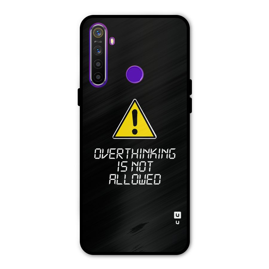 Over Thinking Glass Back Case for Realme 5s