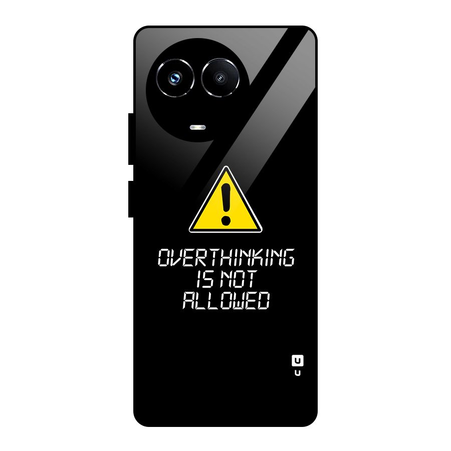 Over Thinking Glass Back Case for Realme Narzo 60X