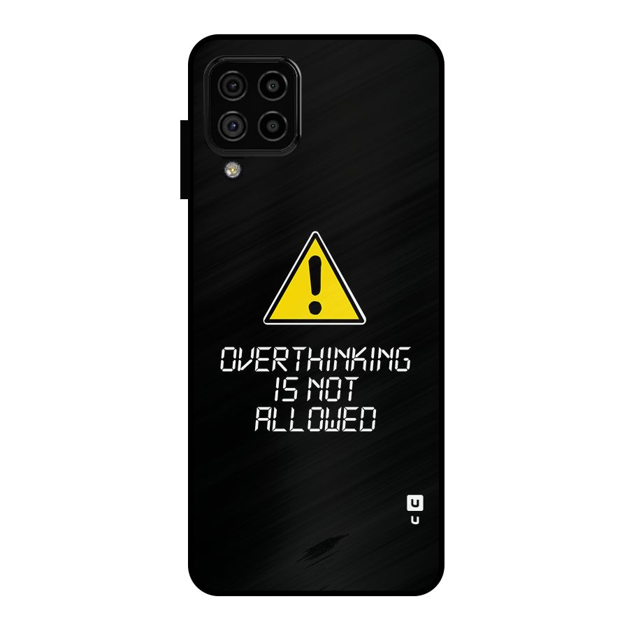 Over Thinking Metal Back Case for Galaxy A22 4G