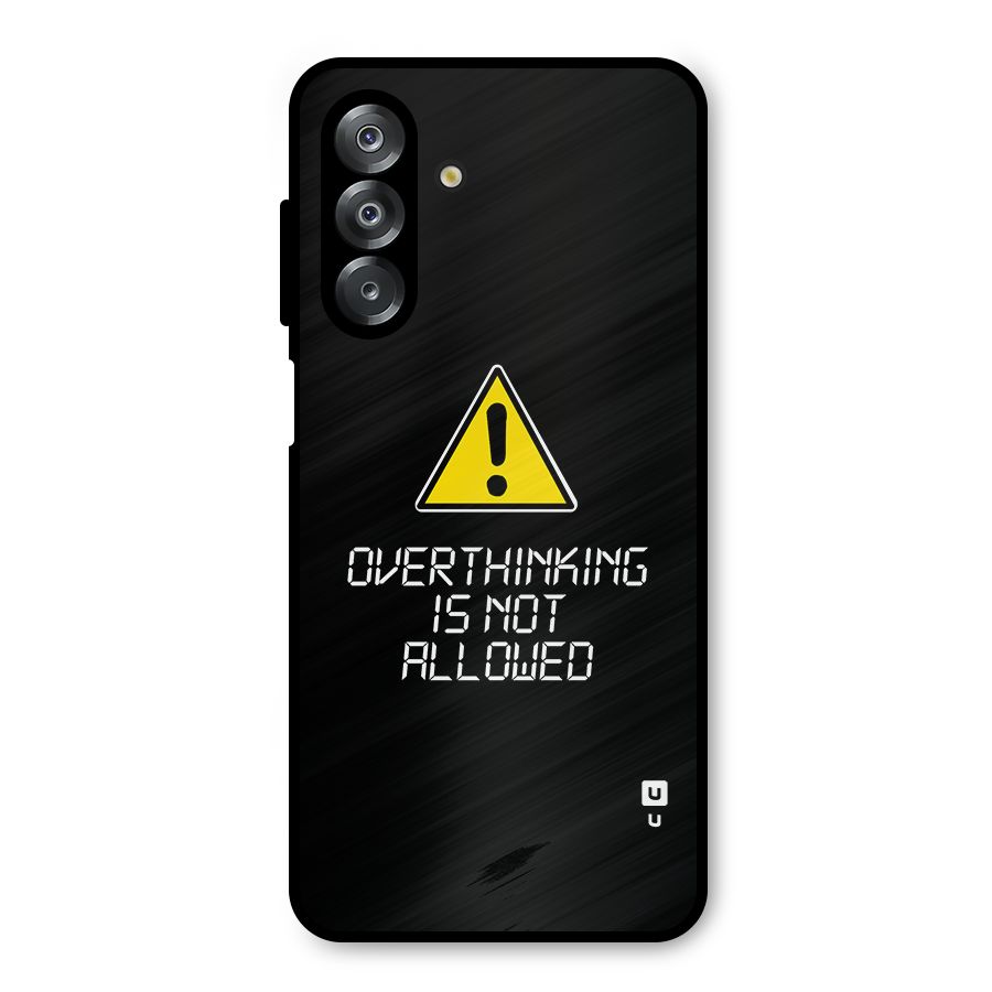 Over Thinking Metal Back Case for Galaxy A26