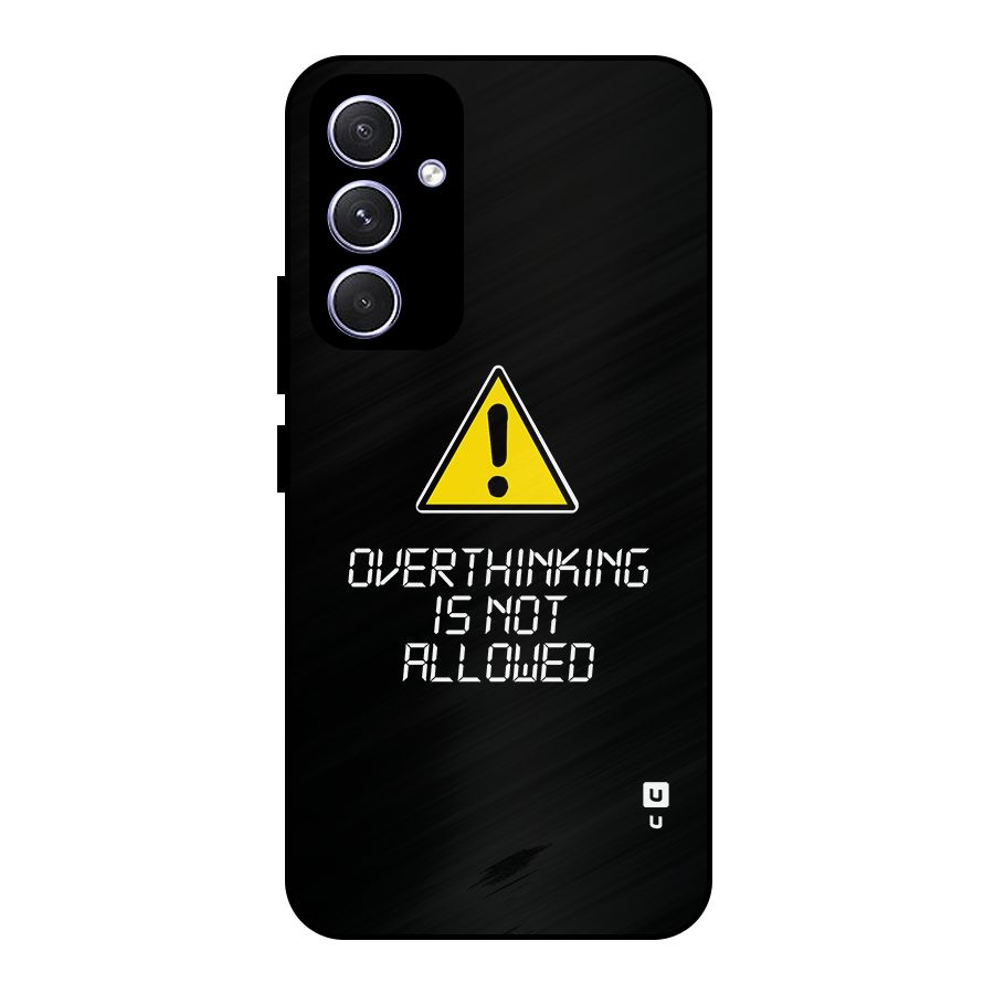 Over Thinking Metal Back Case for Galaxy A54