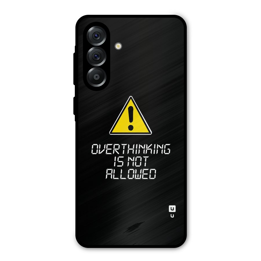 Over Thinking Metal Back Case for Galaxy A56