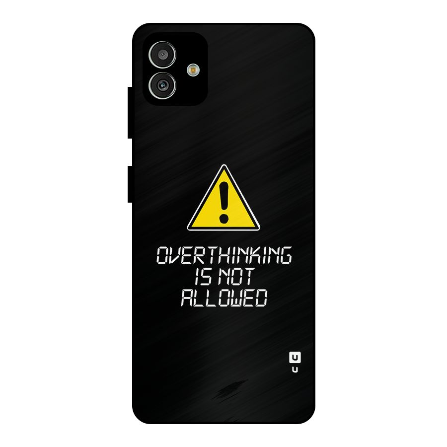 Over Thinking Metal Back Case for Galaxy M13 5G