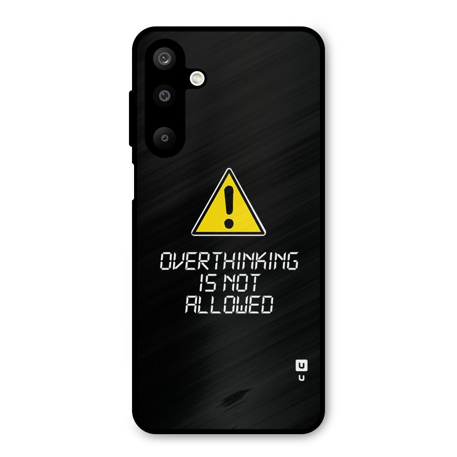 Over Thinking Metal Back Case for Galaxy M16