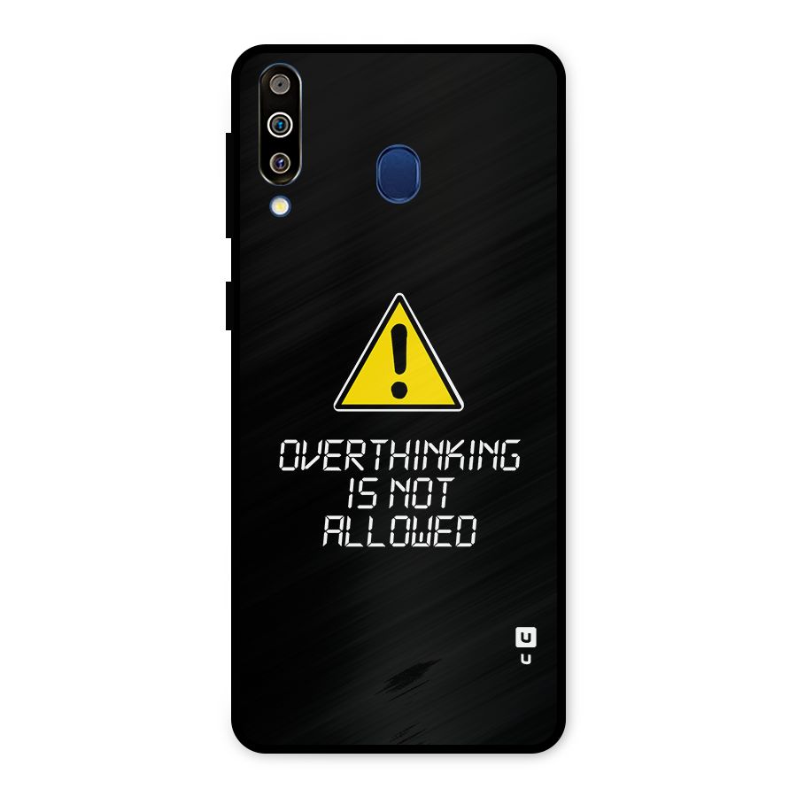 Over Thinking Metal Back Case for Galaxy M30