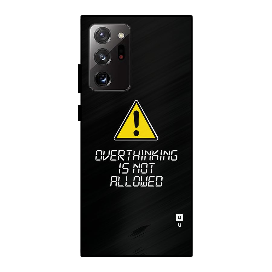 Over Thinking Metal Back Case for Galaxy Note 20 Ultra