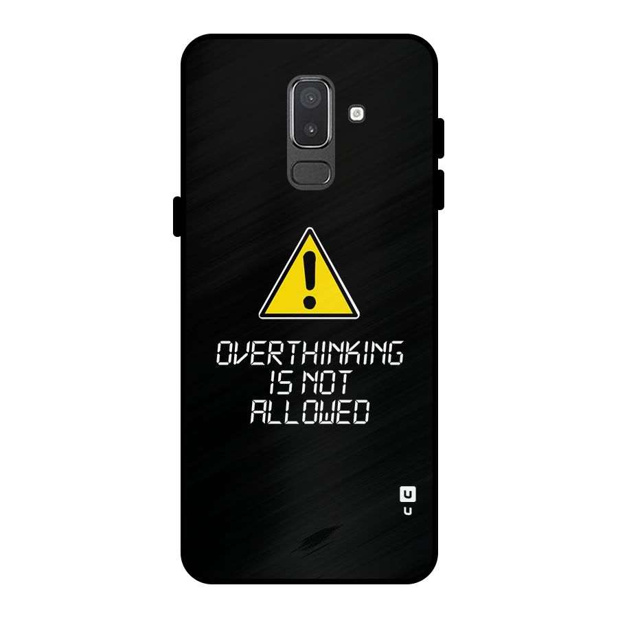 Over Thinking Metal Back Case for Galaxy On8 (2018)