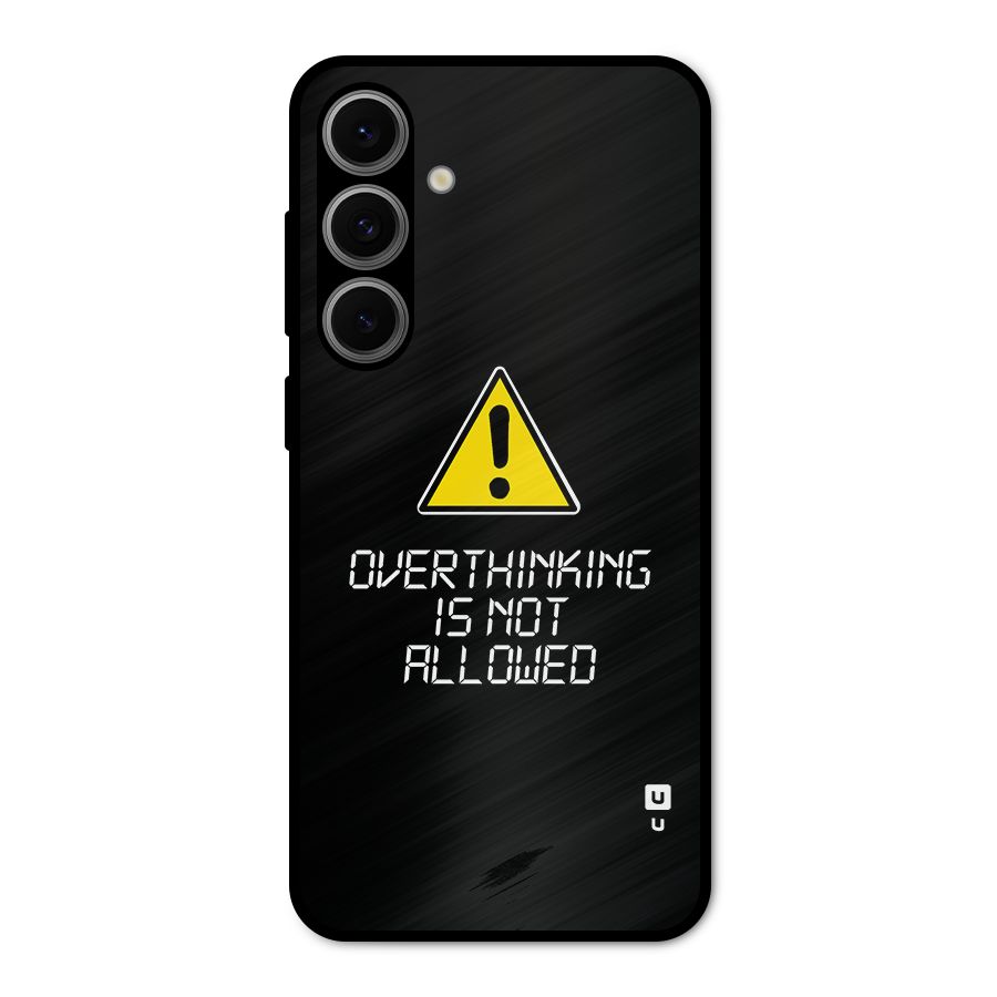 Over Thinking Metal Back Case for Galaxy S24 FE
