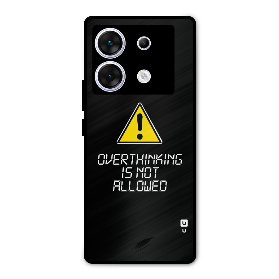 Over Thinking Metal Back Case for Infinix Zero 30 5G