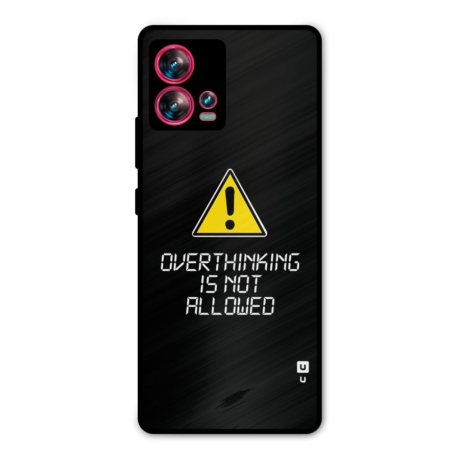 Over Thinking Metal Back Case for Motorola Edge 30 Fusion