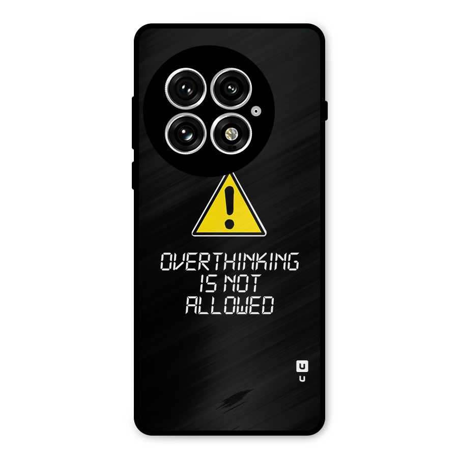 Over Thinking Metal Back Case for OnePlus 13