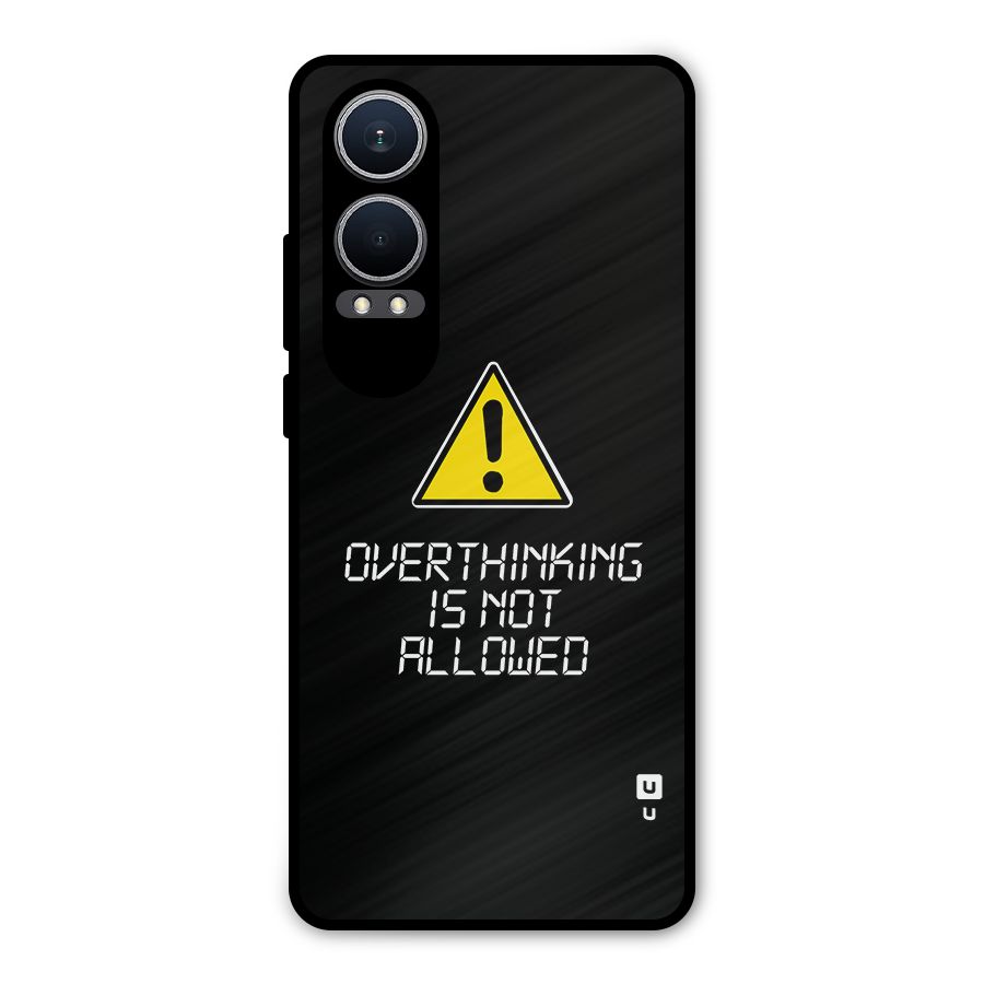 Over Thinking Metal Back Case for OnePlus Nord CE4 Lite