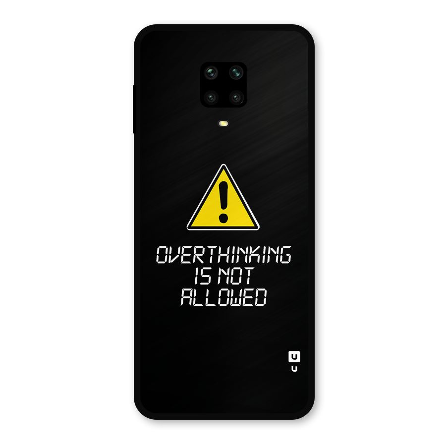 Over Thinking Metal Back Case for Poco M2 Pro