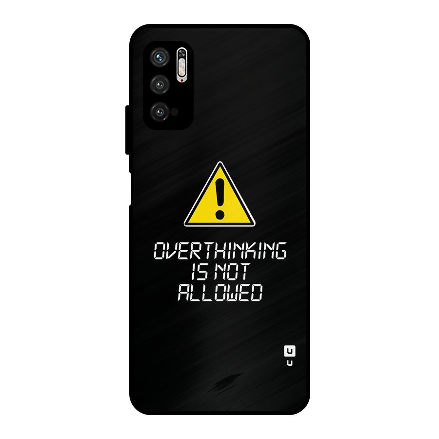 Over Thinking Metal Back Case for Poco M3 Pro 5G
