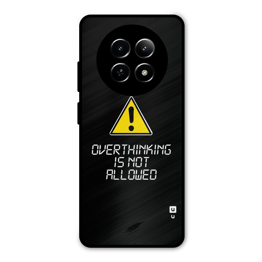 Over Thinking Metal Back Case for Realme Narzo 70x 5G