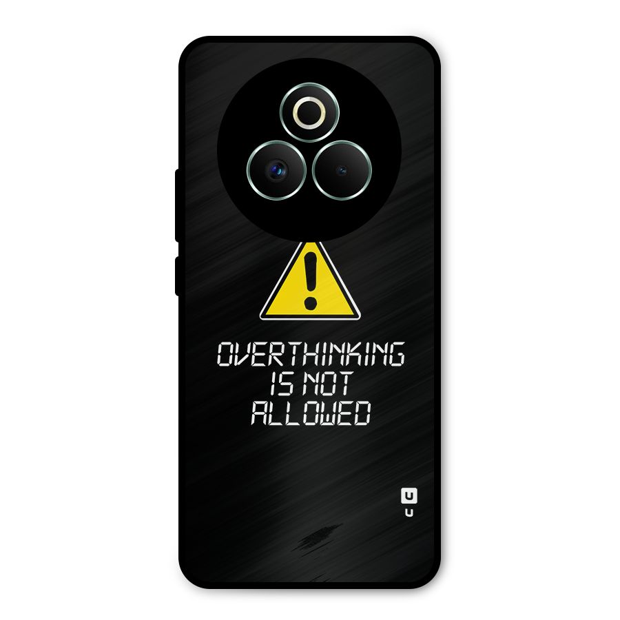 Over Thinking Metal Back Case for Realme P3 Pro