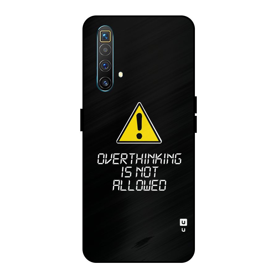 Over Thinking Metal Back Case for Realme X3 SuperZoom