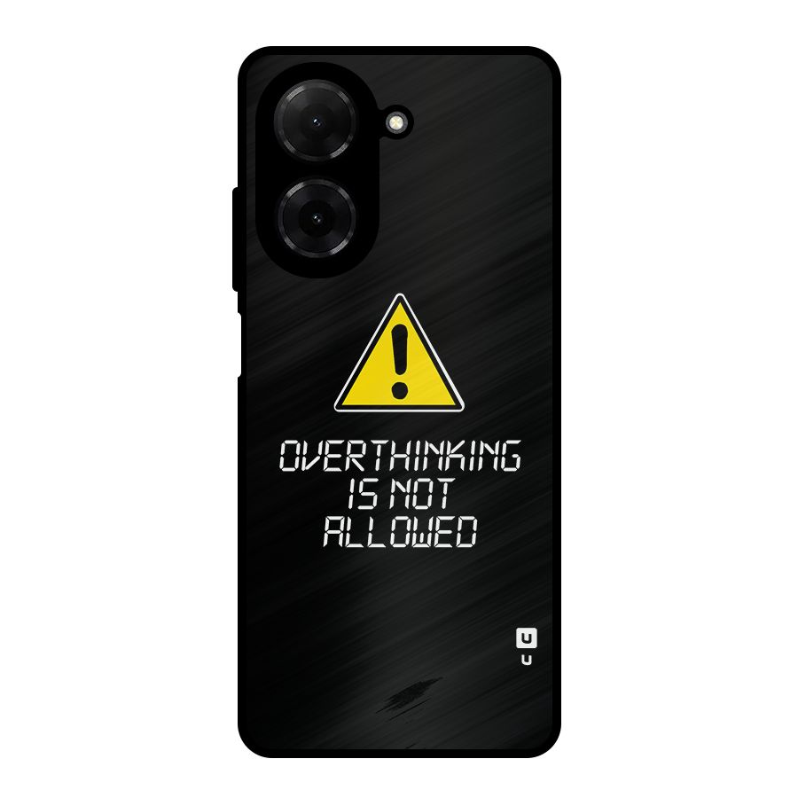 Over Thinking Metal Back Case for Redmi A5 4G