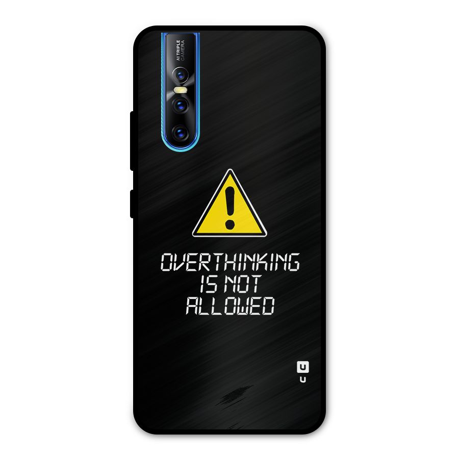 Over Thinking Metal Back Case for Vivo V15 Pro