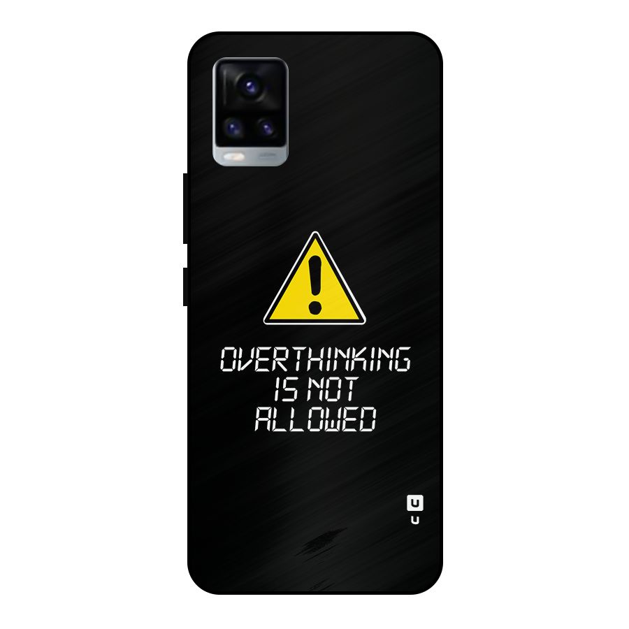 Over Thinking Metal Back Case for Vivo V20