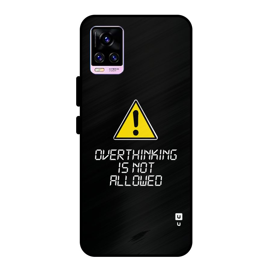 Over Thinking Metal Back Case for Vivo V20 Pro