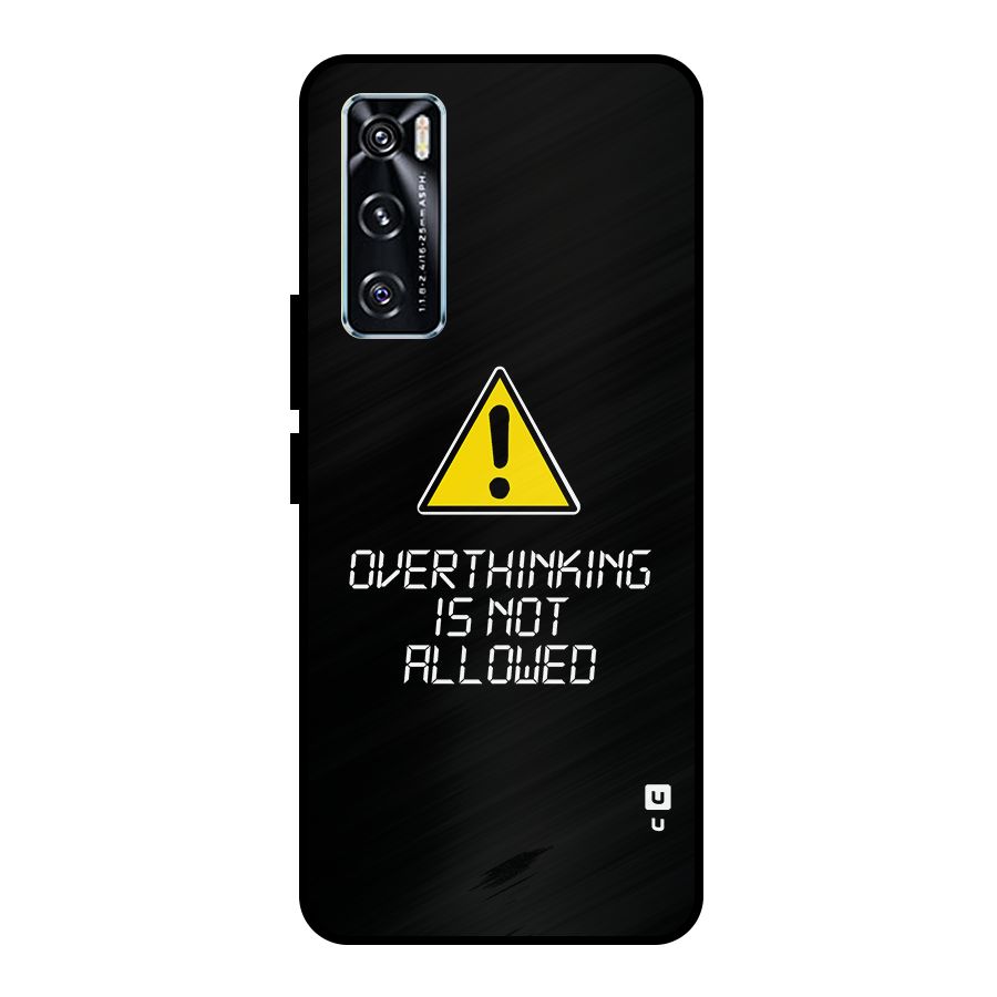 Over Thinking Metal Back Case for Vivo V20 SE