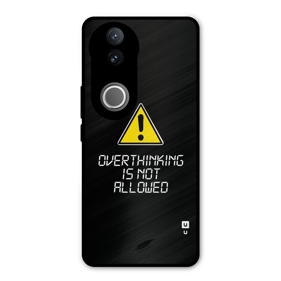 Over Thinking Metal Back Case for Vivo V50e