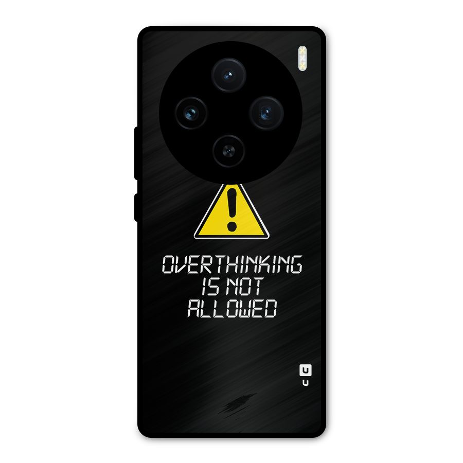 Over Thinking Metal Back Case for Vivo X100
