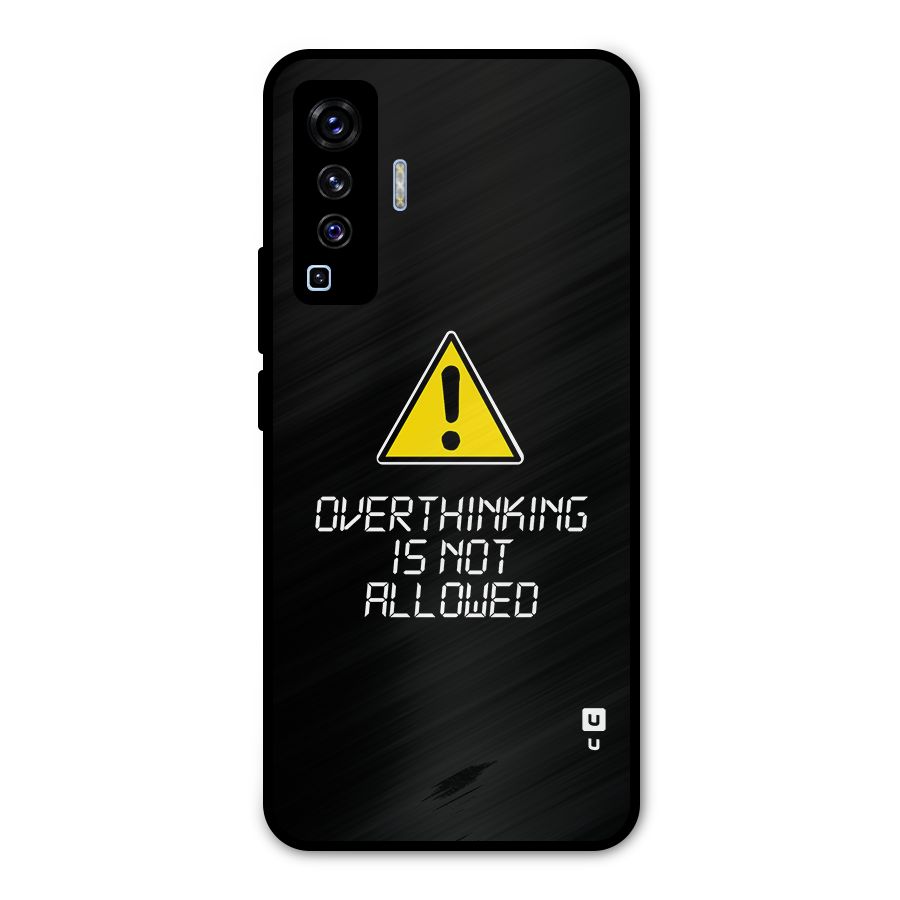 Over Thinking Metal Back Case for Vivo X50