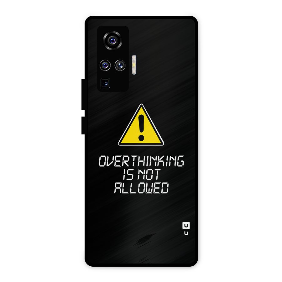 Over Thinking Metal Back Case for Vivo X50 Pro