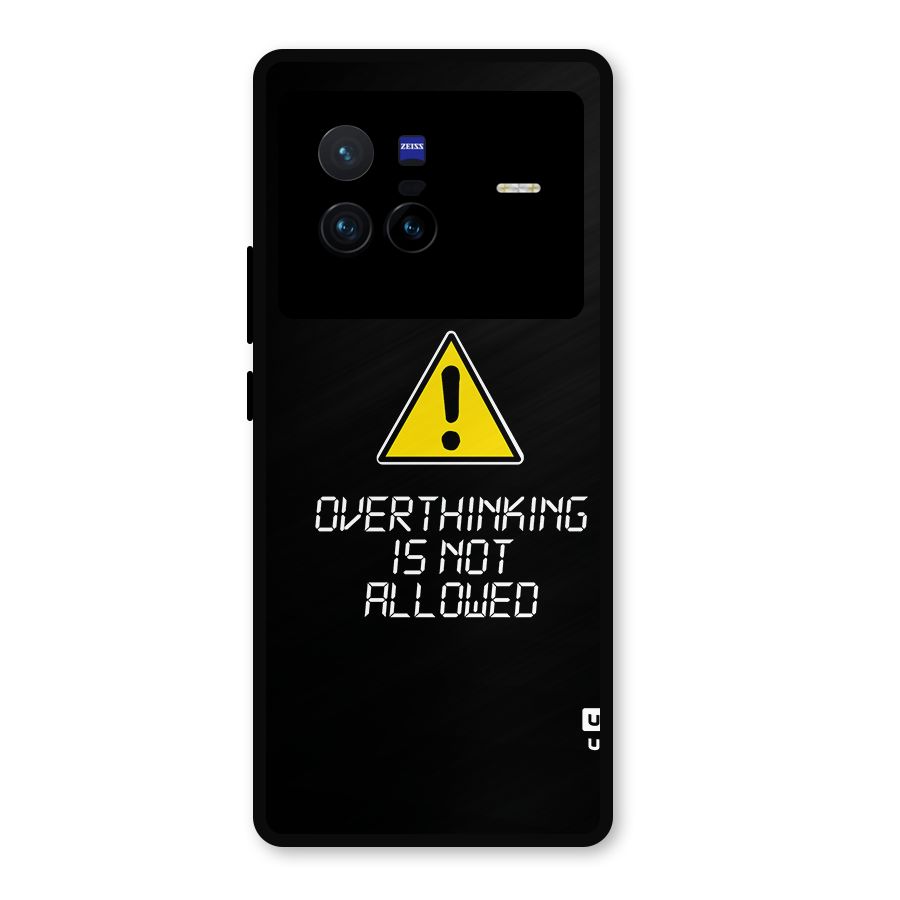 Over Thinking Metal Back Case for Vivo X80